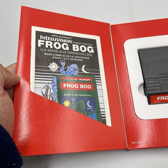 Frog Bog (Intellivision) ⭐ CIB with Protective Cases! ⭐ Clean Tested Works - Picture 9 of 9